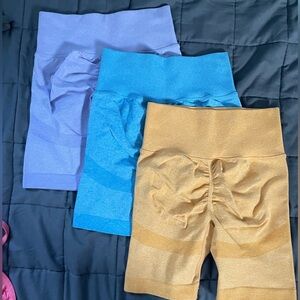 Butt scrunch gym shorts